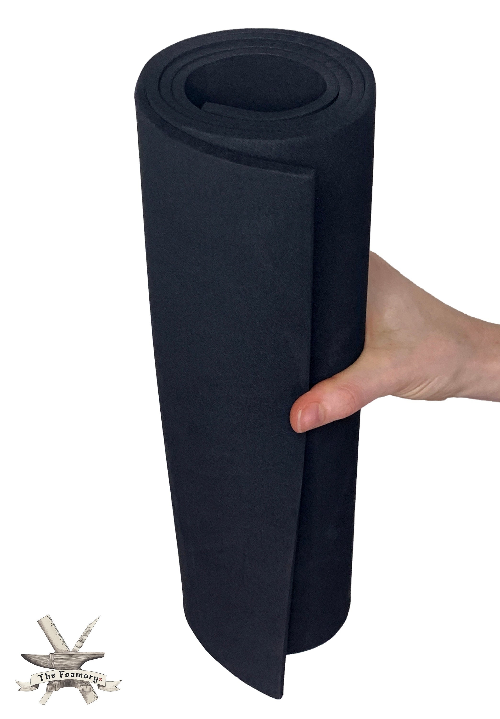 EVA Foam - 10mm Thickness 14 x 39 Sheet, Black or White options, Ultra High Density 85 kg/m3, by The Foamory for Cosplay Costumes Crafting - België