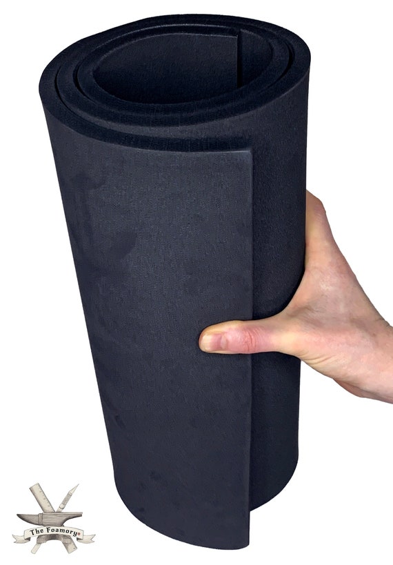 Black High Density Cosplay EVA Foam, 10mm Sheet for Costumes, Arts