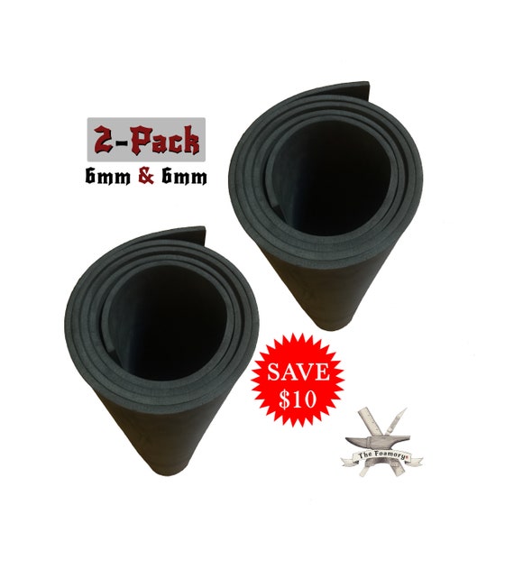 2pack 6mm Thick EVA Foam 35 X 59 Sheets Black, 44 OFF