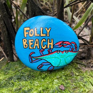 Folly Beach Sea Star Painted Rock