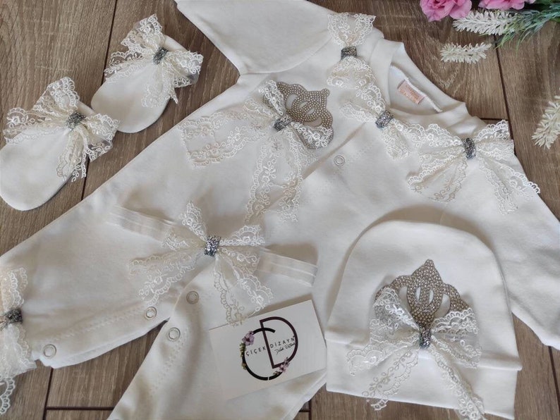 Newborn Girl Fancy Romper Baby Coming Home Outfit İnfant Etsy