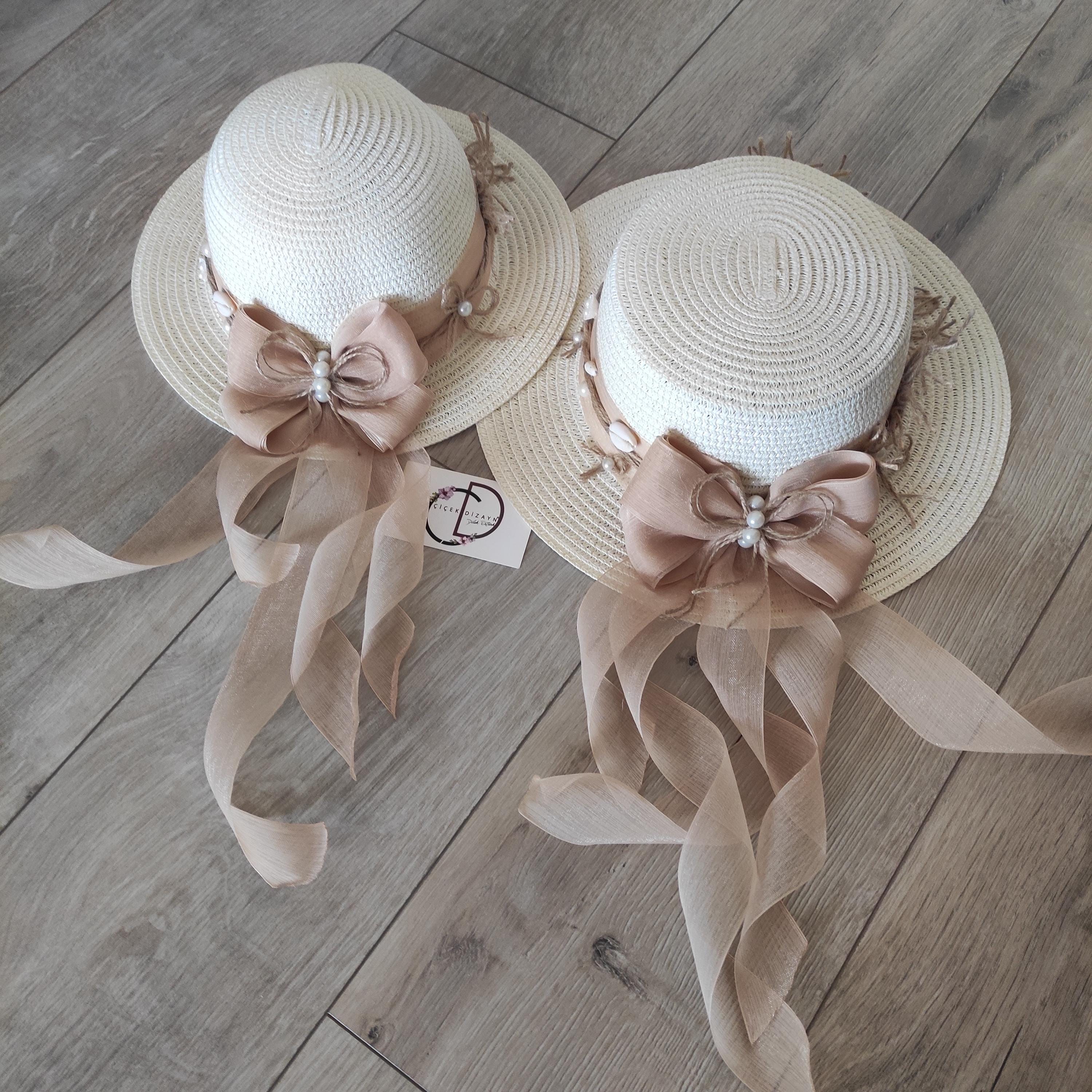 Straw Hat Baby Girl Hats With Flowers Infant Straw Hat Baby Girl