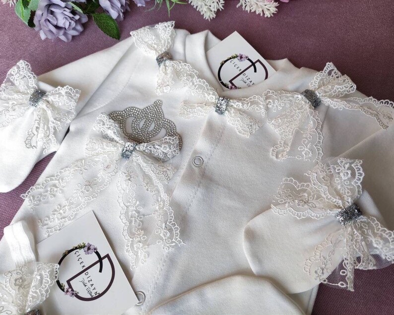 Newborn Girl Fancy Romper Baby Coming Home Outfit İnfant Etsy