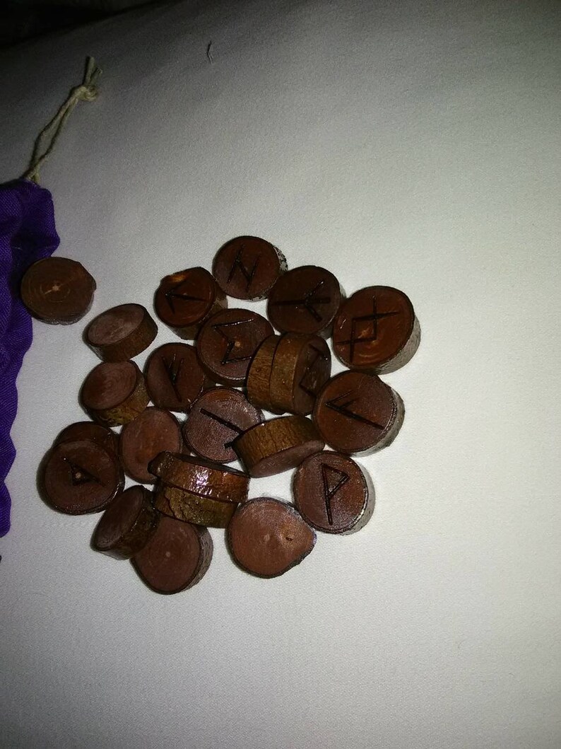 Handmade Wooden Runes - 