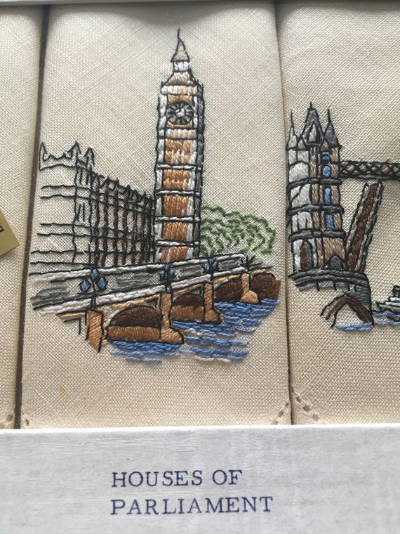 Londen scenes handkerchiefs, Westminster Abbey, H… - image 4