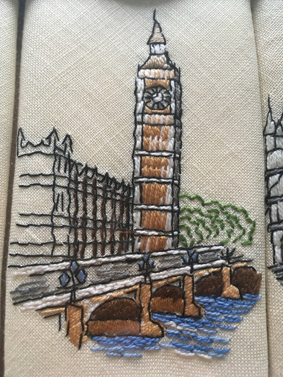 Londen scenes handkerchiefs, Westminster Abbey, H… - image 5