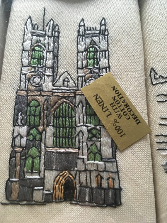 Londen scenes handkerchiefs, Westminster Abbey, H… - image 3