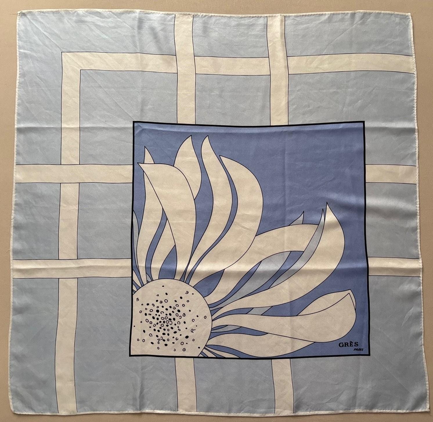 【昭和レトロ】GRES paris(マダム・グレ) ヴィンテージ  スカーフ Vintage scarf gres paris - Gem