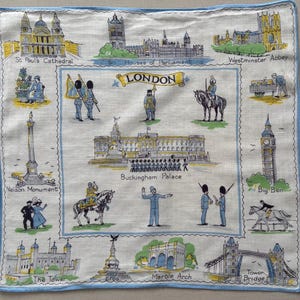 London handkerchief souvenir