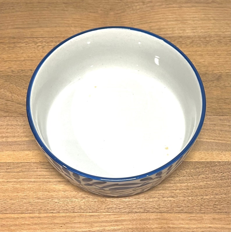 Hand Painted Blue and White Ceramic Bowl Etsy