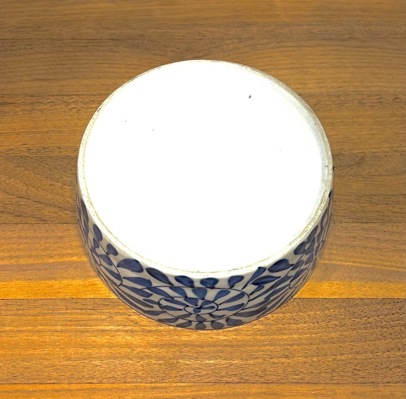 Hand Painted Blue and White Ceramic Bowl Etsy