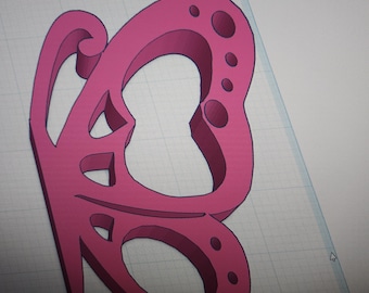 3D STL digital file for butterfly handle