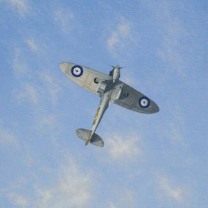 A2 Limited Edition and Signed Battle of Britain Spitfire Fine Art Poster