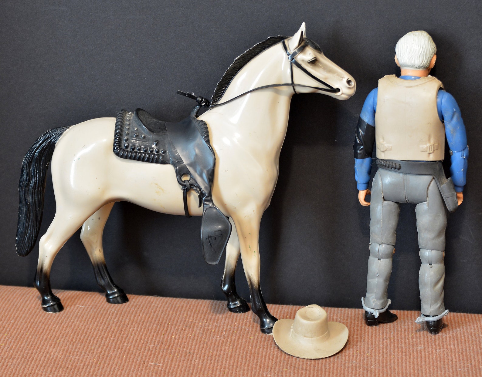 Vintage Cowboy and Horses Hartland Bonanza Action Figures | Etsy