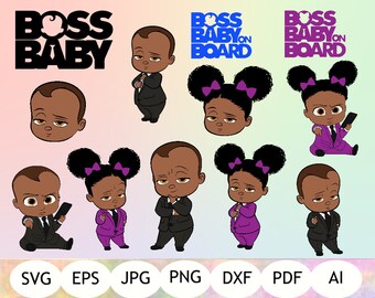Download Free Baby Boss Invitation Etsy SVG Cut Files