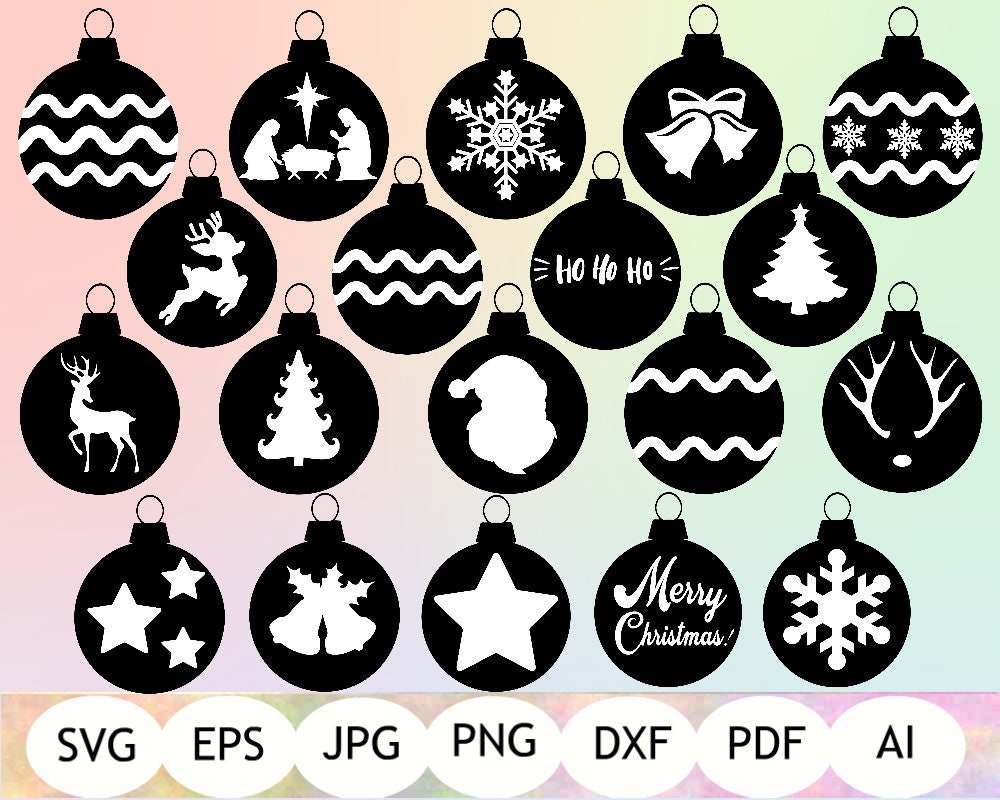 Download Christmas Ornaments SVG Christmas Decoration SVG Christmas ...