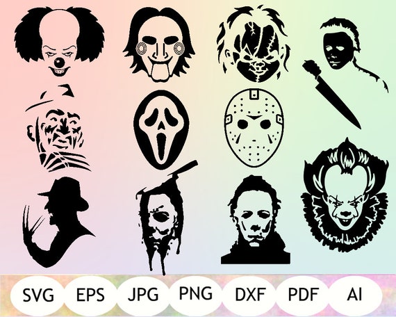 Free SVG Halloween Villains Svg 2346+ File for DIY T-shirt, Mug