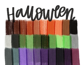 Halloween herfstkleurenpalet voor voortplanting