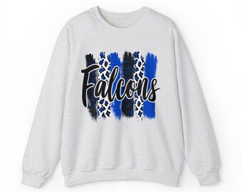 Falcons Gildan-sweater met ronde hals | Maten S-5XL PLUS | Veel kleurkeuzes | Game Day-sweater | Voetbal Basketbal Honkbal Voetbal