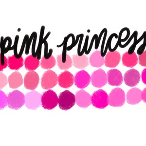 Pink Princess Color Palette for Procreate