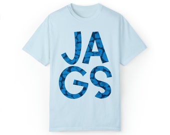 JAGS Leopard Print Custom Hand Drawn Comfort Colors T-shirt | Jaguars Football  | Game Day Gear | Friday Night Lights | Sizes S-4XL PLUS