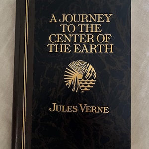 Vintage Copy of &quot;Journey to the Center of the Earth&quot;, Jules Verne, 1992 Printing, Fantasy Stories, Science Fiction