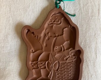 Vintage Longaburger Santa Claus Cookie Mold