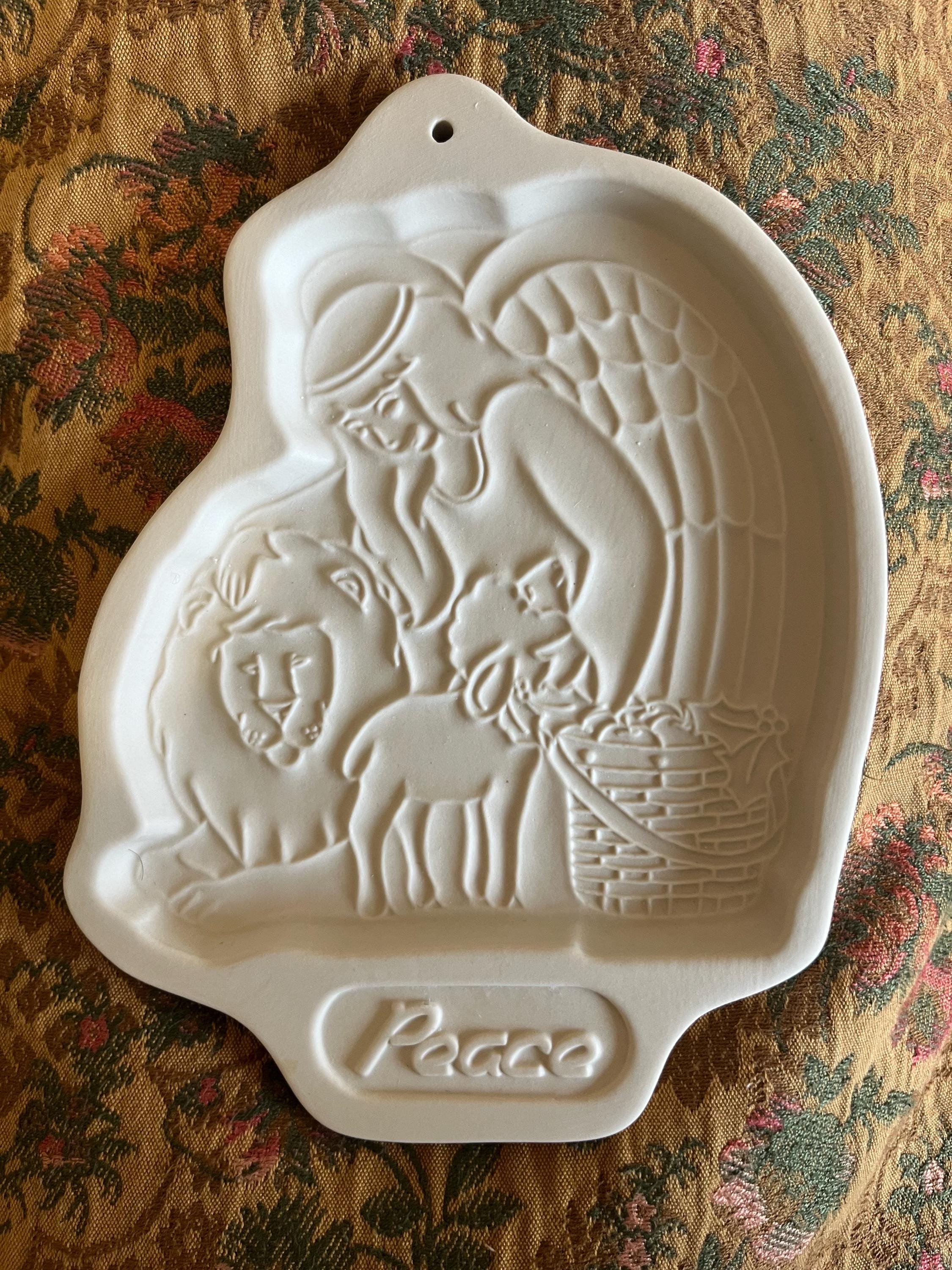 Vintage Longaburger Lion and Lamb "Peace" Cooke Mold