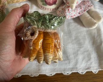 Storybook Style Cottagecore Carrot Candle by Fitz and Floyd,