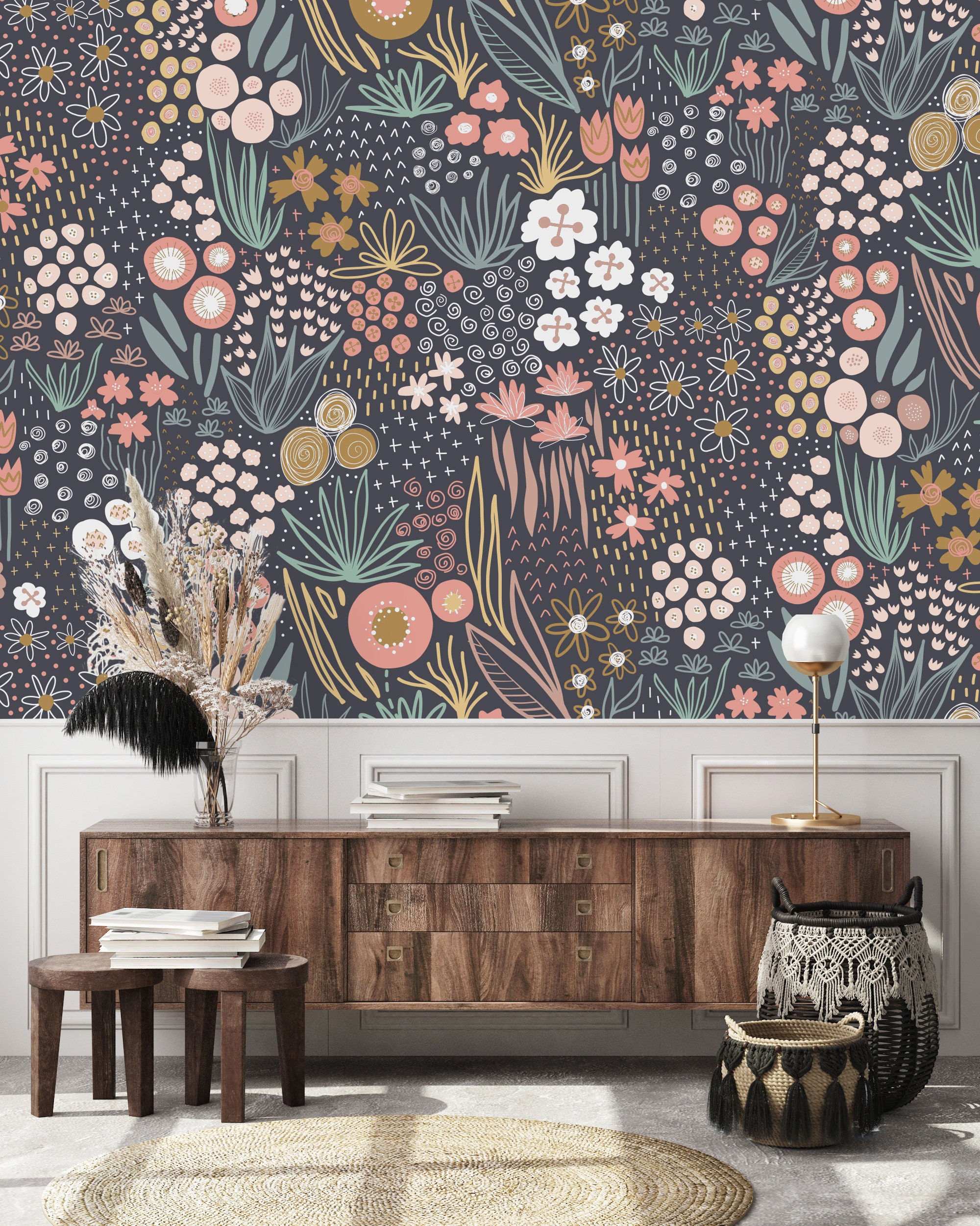 Vintage Inspired Wallpaper