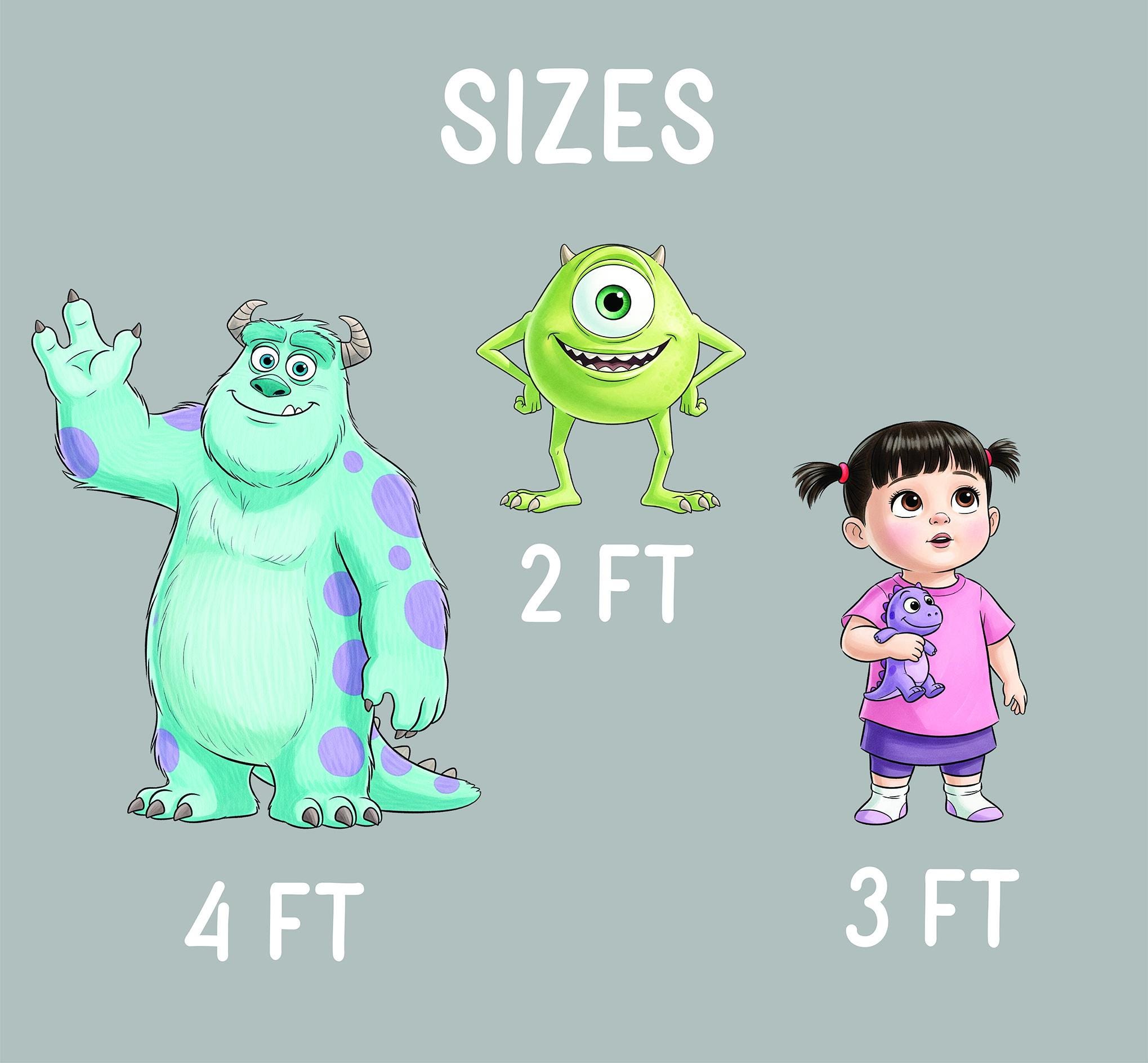 Monster Inc Cutout, Yard Sign, Monster University, First Birthday ...