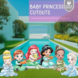 Baby Princess Cutout, Baby Girl, Princess Party, Yard Sign, First Birthday, Life Size Cutouts, Standee, Party Props, Baby Girl, Baby Shower