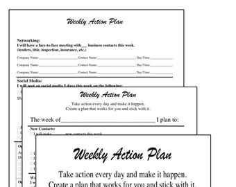 Plan de Acción Semanal para Agentes Inmobiliarios