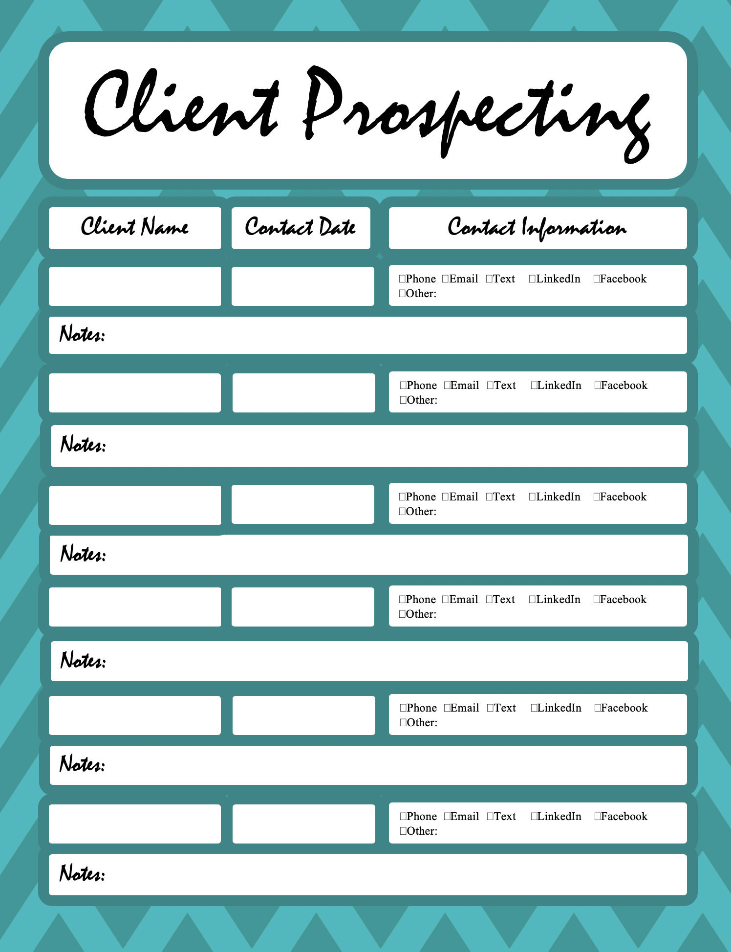client-prospecting-sheet-teal-etsy