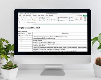 Lista de verificación de transacciones de listado