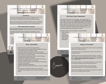 Guía completa para trabajar con un agente del comprador/Conversación sobre comisiones/Guía para el comprador de vivienda/Hoja de información sobre bienes raíces