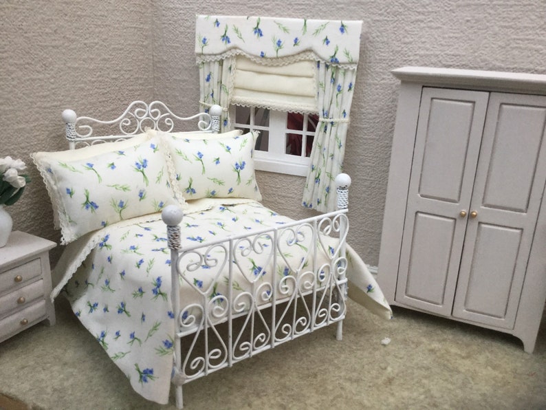 Doll House Bedding Set in Delicate Pretty Fabric Cream and Etsy