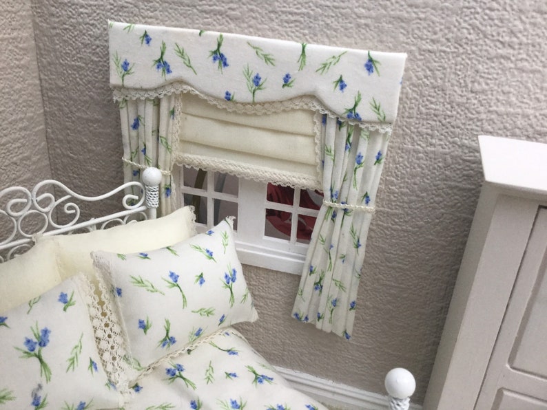Doll House Bedding Set in Delicate Pretty Fabric Cream and Etsy