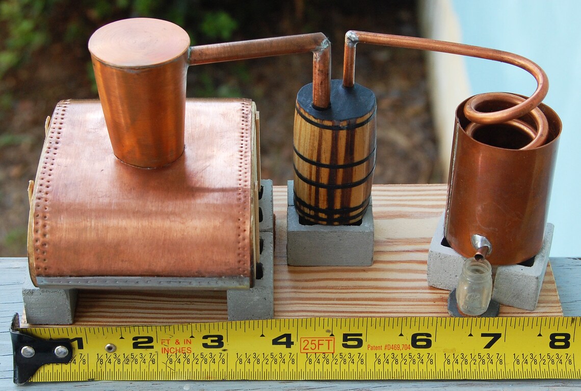 DELUXE Copper Moonshine Submarine Pot Liquor Still Replica Etsy