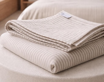 Lenzuolo piano in lino – Lenzuolo superiore in lino lavato / Diverse misure e colori / Biancheria da letto naturale traspirante / Lenzuolo in stile scandinavo minimalista