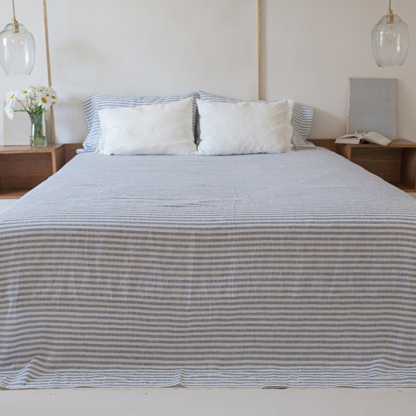 Striped Linen Sheets Etsy
