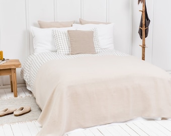 Linen Throw - Linen blanket - Bed linen - Linen bedspread - Pure Linen throw Blanket - Linen Bedspread - Beach Blanket - Summer Blanket