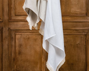 Linen Towels, Bath linen towels, Beach towel, Sauna towel, Natura linen towels, Various colors. Christmas gift