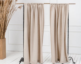 High Quality Linen Curtains - Living Room Curtains - Linen Curtains for Bedroom - Sheer Curtain Panels