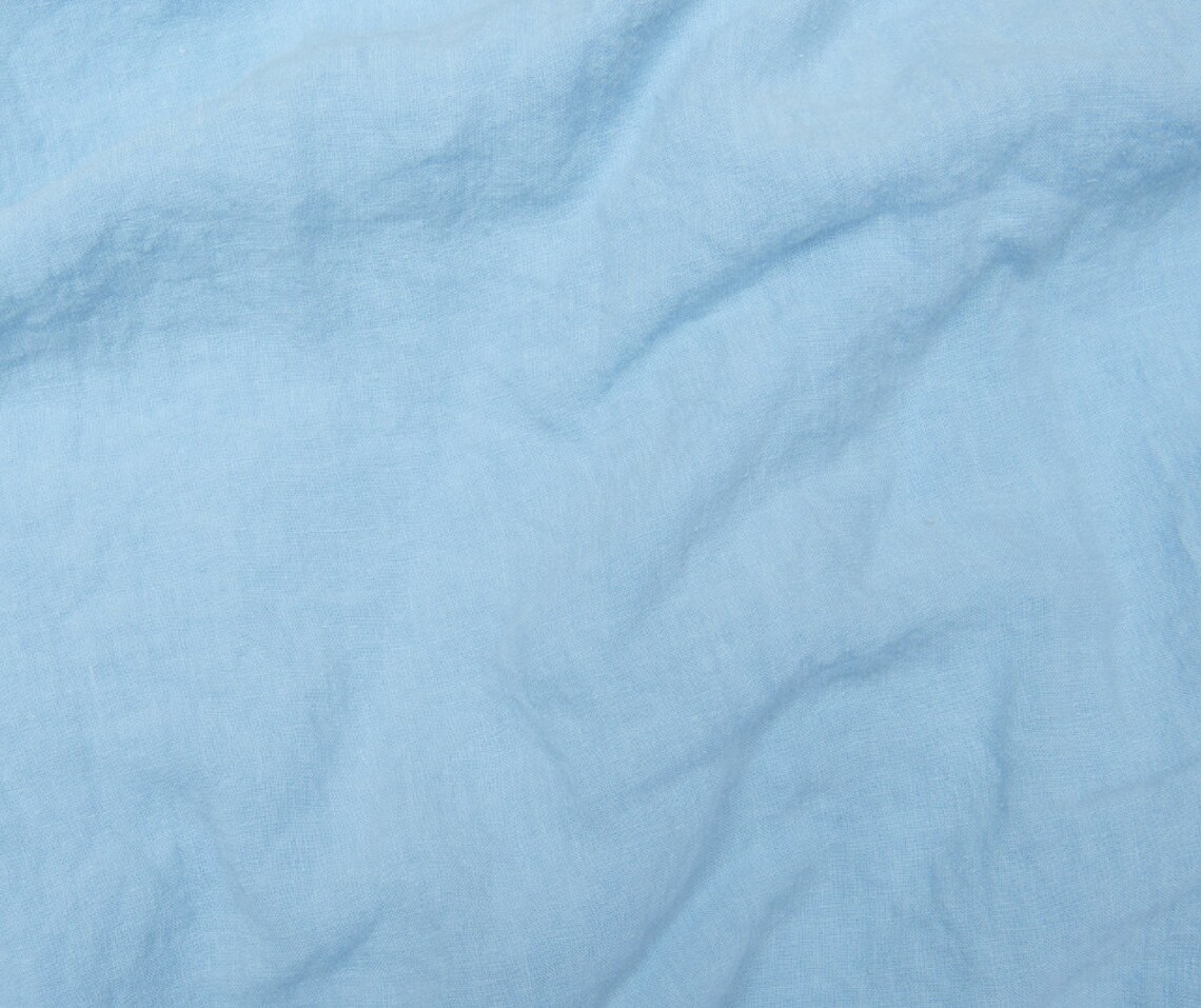 Linen Napkins Stone Washed Linen Napkins in Light Blue Color - Etsy