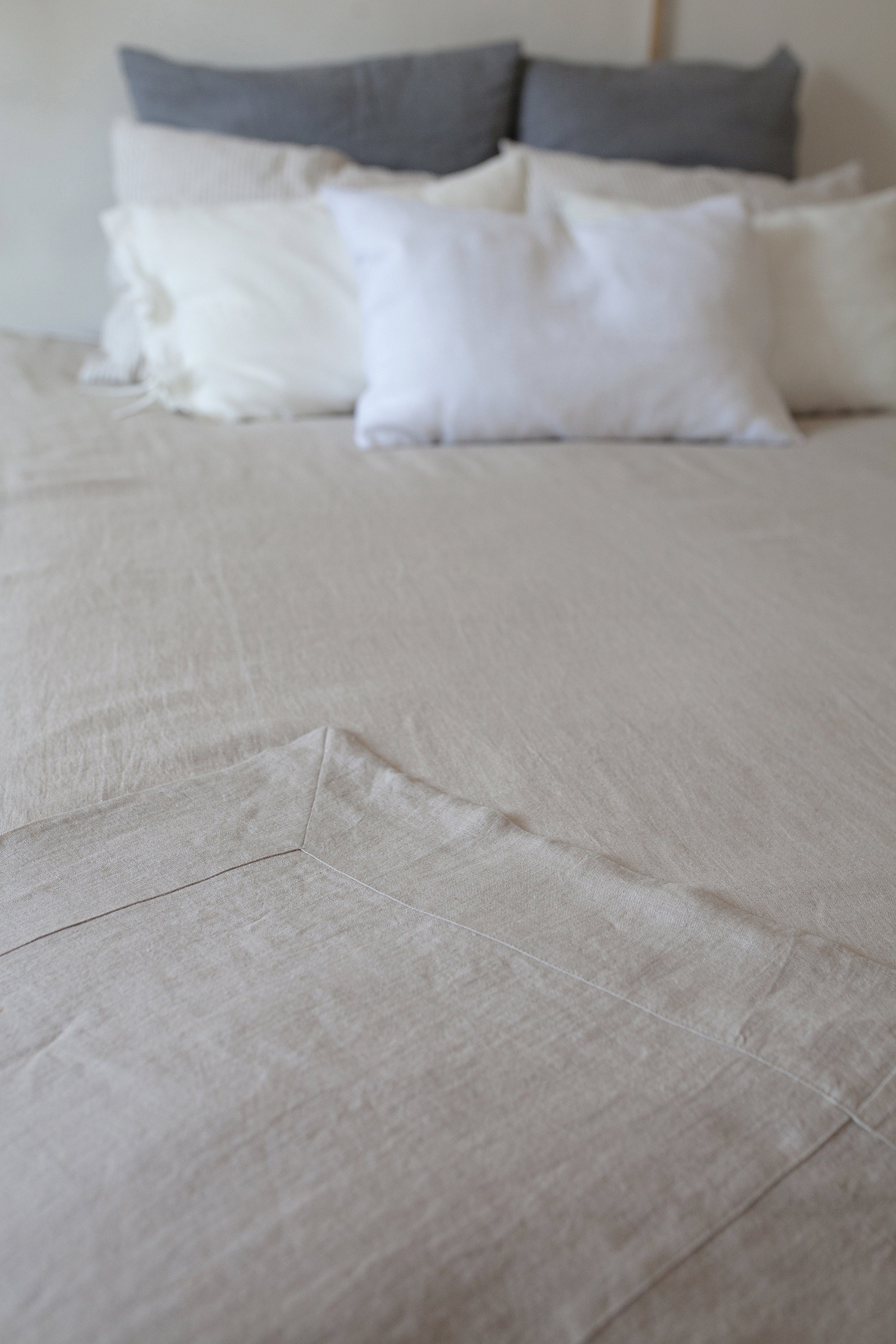Bedspreads Natural Linen Bedspread King Queen Custom Etsy Australia