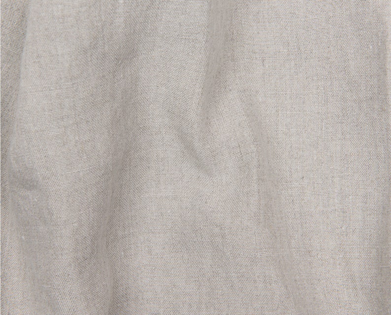 Tab Top Linen Curtain panel Natural Linen drapes Stonewashed Linen Curtain Curtains for Bedroom Custom Linen Curtain Wide Curtains image 7