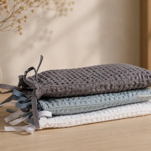 Linen Microwavable Heating Pad, Buckwheat Pillow, Heat Therapy