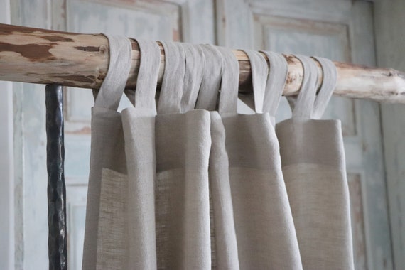 Tab Top Linen Curtain Panel Natural Ds Tab Top Linen Curtain Panel Natural, Tab Top Curtain Panels