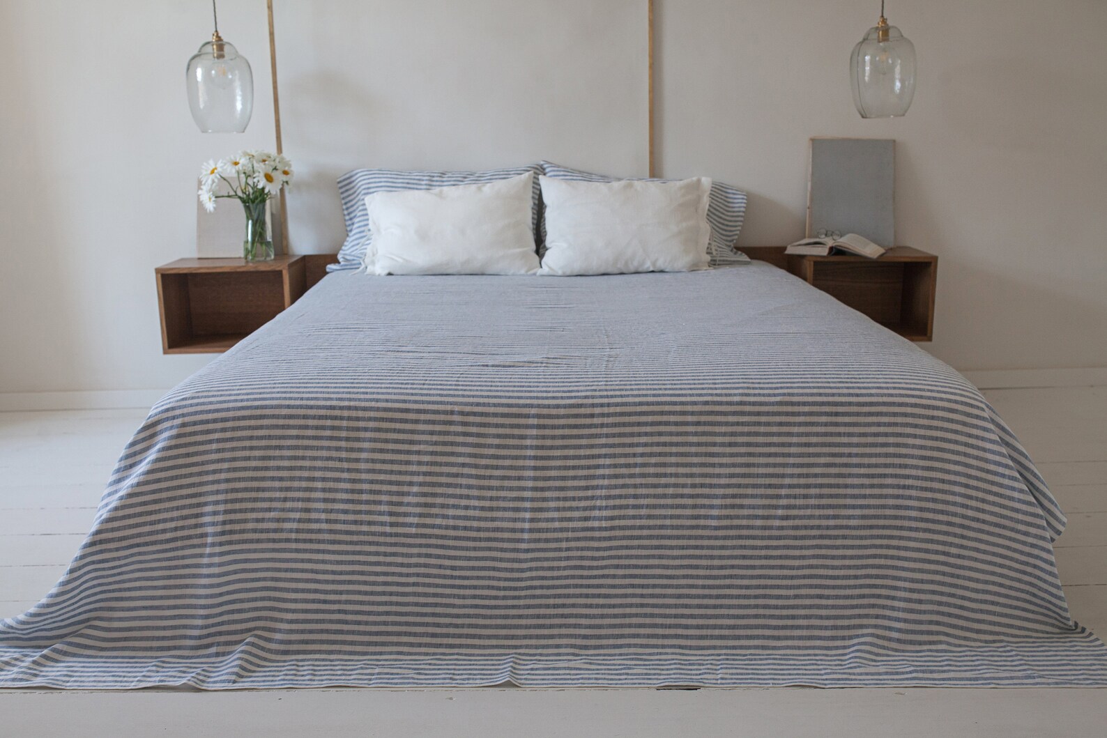 Flat Linen Sheet. Linen Bedding. Bed Linen Sheet Queen King Etsy